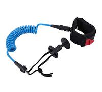 Kukyller Correa De Surf En Espiral, Accesorio De Correa De Muñeca Acolchada Suave Y Ajustable Correas De Tabla De Surf En Espiral para Muñeca con Enchufe para Tabla De Bodyboard Y Tabla De (Blu)