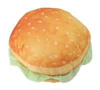 Kukyller Cuscino Peluche Hamburger, 3D Juicy Cheeseburger Cuscino da tiro Divano Sedia Cuscino da Pavimento Divertente Cibo Farcito Giocattolo per Camera da Letto Ufficio