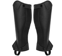 Kukyller Ghette per Equitazione Mezze Ghette con Cerniera in Pelle Sintetica Coppia di Ghette con Cerniera in Pelle Sintetica Equitazione Inglese per Equitazione, Unisex, per Bambini, per (CS)