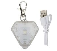Kukyller Luce per collare per cani, luci per cani per passeggiate notturne Ciondolo di sicurezza a LED Ciondolo luminoso USB 3 modalità flash