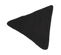 Kukyller Mini sgabello da campeggio pieghevole in tessuto, 2 pezzi impermeabile portatile sedia da campeggio in tela artigianale robusto sgabello triangolare in tessuto per barbecue party (Negra)