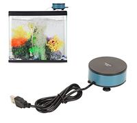 Kukyller Pompa ad Aria per Acquario, Silenzioso USB Plug in Secchio per Esche Portatile Aeratore Portatile Gorgogliatore per Acquario per la Pesca all'Aperto