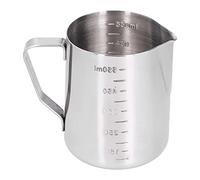 Kukyller Steaming Pitchers, Frothing Pitcher with Measurement Scale Steamer Cup Milk Jug for Home Party Bar (550 ml con scala)
