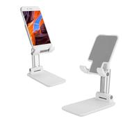 Kukyller Supporto per Cellulare da Scrivania, Supporto per Cellulare Pieghevole da 2 Pezzi Supporto per Tablet Universale Regolabile Multiuso Portatile Multi Angolo