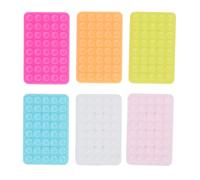 Kukyller Supporto per Telefono a Ventosa, 6 Pezzi Supporto per Custodia per Telefono a Ventosa in Silicone a Doppia Faccia Impugnatura in Silicone a Doppia Faccia per Video Selfie