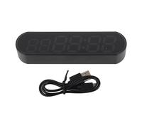 Kukyller Timer da Palestra, Timer da intervallo di Allenamento USB da 1000 mAh Sveglia Digitale Multifunzionale per Fitness Orologio con Ampio Display per Esercizi in Garage in Palestra