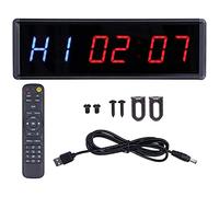 Kukyller Timer della Palestra, Timer intervallo 1,5 Pollici Digital Display Display Down/Up Oro