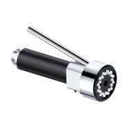 KULACO Doccetta professionale per gastronomia, testa di ricambio in ottone per doccetta lavapiatti, per lavello da cucina 1/2" standard AG, per cucina/ristorante (Nero)