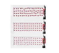 KULIA® Adesivi per tatuaggi Bindi rotondi Tikka per matrimonio 3 confezioni adesivi per la fronte Bindi per sposa Nail art Bollywood Party Bindi adesivi per il viso di varie dimensioni gioielli