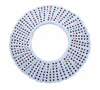 KULIA Bindi multi-punto per donna adesivi per la fronte Tikka 24 confezioni set di bindi di dimensioni miste adesivi per tatuaggi per la fronte da donna adesivi per tatuaggi rotondi Tikka gioielli