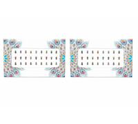 KULIA® Bindi Multicolore - Adesivi Tatuaggio Tikka Frontale Autoadesivi - Confezione da 2 Bustine - Gioielli per il Viso e Adesivi Indiani per Donna - Per Uso Quotidiano, Matrimoni e Moda