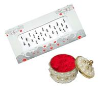 KULIA® Black Bindi Tattoos Sticker Fronte Tikka 6 confezioni Bindi tondo Accessori da sposa Uso quotidiano Adesivi Bindi Pietra di cristallo Bindi Bollywood Party Bindi Gioielli di moda Gioielli