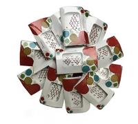 KULIA Chand Bindi Tatuaggi Adesivi Fronte Bindi Marrone Bindi 10 Pacchetti Adesivi Sposa Bollywood Party Mix Size Donna Tikka Bindi Gioielli Viso