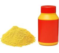 KULIA® Chandan Tilak Giallo Polvere di Sandalo per Puja, Tilak e Havan Accessori per il Tempio Domestico e Decorazione del Piatto Puja (Thali) Set per Rituali e Regali Religiosi