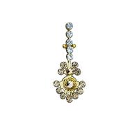 KULIA® Grande Bindi Adesivo per Tatuaggio Temporaneo sulla Fronte Tikka Stone Bindi Donna Gemme per il Viso Accessori Sposa Gioielli per il Viso 6 Confezioni Bollywood Bindi Karwa Chauth Regalo Donna