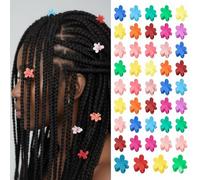 KULIA Set di 12 mini fermagli per capelli a forma di fiore da donna per capelli lisci, ricci o mossi, accessori per acconciature intrecciate, accessori moda con presa forte, regali di San Valentino