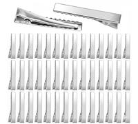 KULIA - Set di 24 fermagli per capelli in metallo a coccodrillo per lo styling per donna con presa forte e antiscivolo fai te fermagli per fiocchi capelli accessori moda regali per amanti dei capelli