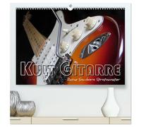 KULT GITARRE - Richie Sambora Stratocaster (hochwertiger Premium Wandkalender 2026 DIN A2 quer), Kunstdruck in Hochglanz: Aufnahmen einer legendären E-Gitarre, die Rockgeschichte geschrieben hat.