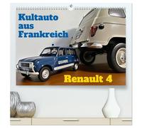 Kultauto aus Frankreich - Renault 4 (hochwertiger Premium Wandkalender 2026 DIN A2 quer), Kunstdruck in Hochglanz: Der Renault 4, vom Alltagsauto zum beliebten Klassiker