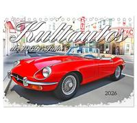 Kultautos der 1960er Jahre (Tischkalender 2026 DIN A5 quer), CALVENDO Monatskalender: Zeitreise in die 60er: Ikonische Automobile
