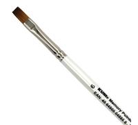 Kum 511.50.11-Pennello Memory Point FL, Forma Piatta, 1 Pezzo, Fibre Sintetiche, Bianco, #6