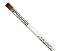 Kum 511.51.11-Pennello Memory Point FL, Forma Piatta, 1 Pezzo, Fibre Sintetiche, Bianco, #8