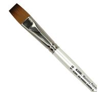 Kum 511.55.11-Pennelli Memory Point, MemTiPin FL#16, Forma Piatta, 1 Pezzo, Setole Sintetiche, Bianco