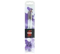 Kum 5119416 - Set di spazzole Memory Point, larghezza 1, 3 e 6, set di tre pennelli, colore: Bianco