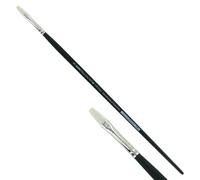 KUM 5121811 - Pennello per acrilico e olio Black Line, piatto, misura 6, per artisti, pennelli per artisti, forniture per artisti