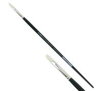 KUM 5123011 - Pennello per acrilico e olio Black Line, lingua di gatto, misura 8, per artisti, pennelli per artisti, forniture per artisti
