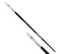 KUM 5123111 - Pennello per acrilico e olio Black Line, lingua di gatto, misura 10, per artisti, pennelli per artisti, forniture per artisti