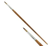 KUM 5124911 - Pennello per acrilico e olio Wood Line, rotondo, misura 8, per artisti, pennelli per artisti, forniture per artisti
