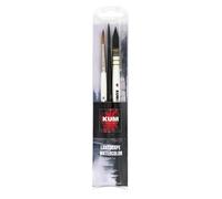 KUM 5147916 - Set di pennelli per artisti Paesaggio acquerello, 3 pennelli per acquerello