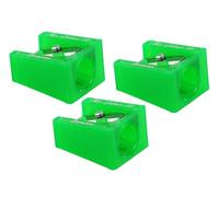 KUM AZ303.60.16-G - Temperamatite grande, verde, fino a 12 mm di diametro, 3 temperamatite per matite spesse