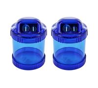 KUM AZ3031916-B - Temperamatite con contenitore 460 M2, 2 temperamatite blu, temperamatite con doppio contenitore