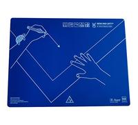KUM GMBH & CO. az906.01.19 sottomano da scrivania cuscino, Mancini, in plastica, 1 pezzi, 53 x 40 cm, colore: blu