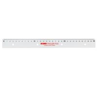 KUM - Righello da 30 cm, archiviabile, trasparente, confezione da 5 | Materiale scolastico per misurare, disegnare e lavorare con precisione durante le lezioni