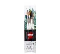 KUM 5146716 - Set di pennelli per artisti 4 pezzi, Schlemmer Art Botanical Brush Set