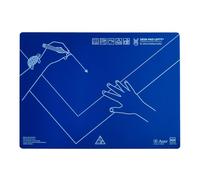 KUM 906.01.19 - Sottomano, Sottomano per mancini, in plastica, 53 x 40 cm, blu, 1 pezzo