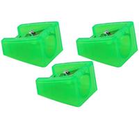 KUM - Temperamatite Big per matite fino a 16 mm, verde, confezione da 3 | Temperamatite per matite spesse, ideale per la scuola e le attività creative