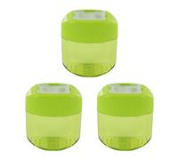 KUM - Temperamatite con contenitore Oval Office M2, verde, confezione da 3 | Temperamatite a doppio contenitore per matite a grafite e matite colorate, ideale per la scuola, l’ufficio e la casa