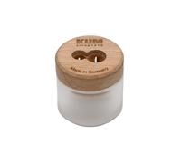 KUM - Temperamatite doppio Waldmeister con contenitore in vetro | Temperamatite in legno con contenitore in vetro per matite spesse e sottili, ideale per la scuola e l’ufficio