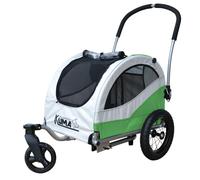 KUMA - Carrello Porta Cani per Bicicletta - Verde