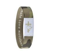 kumamart Bracciali con versi biblici Braccialetto cristiano Bracciali Bibbia Bracciali Scritture Braccialetti Indossabili Bibbia Versi Braccialetti Scansione Braccialetti religiosi con NFC Regali