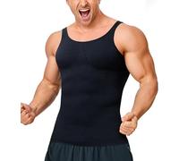KUMAYES Maglietta Compressione Uomo Canottiera Contenitiva Uomo Modellante Dimagrante Snellente Intimo Pancia Piatta Sportivo Fitness Canottiera