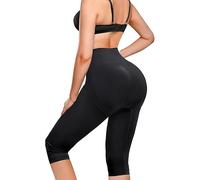 KUMAYES Mutande Contenitive Donna Guaina Dimagrante Intimo Modellante Contenitiva Snellente a Vita Alta Shapewear Pantaloncini (S, Nero)