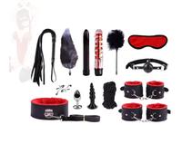 kumeier-CA Regali di Anniversario del Vestito da Sera Romantico B`D`S`M in Pelle Regolabile in Peluche 14 Pezzi.