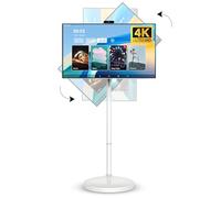 kumezo - TV portatile intelligente 4K da 32 pollici, processore Qualcomm, certificato EDLA, batteria integrata da 20000 mAh, 8 + 128 GB, sistema operativo Android, monitor touch screen