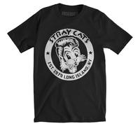 Kumiu Stray Cats Men's Established 1979 Slim Fit T-shirt Black