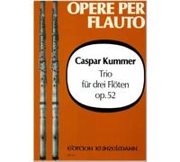 KUMMER - Trio Op.52 para 3 Flautas